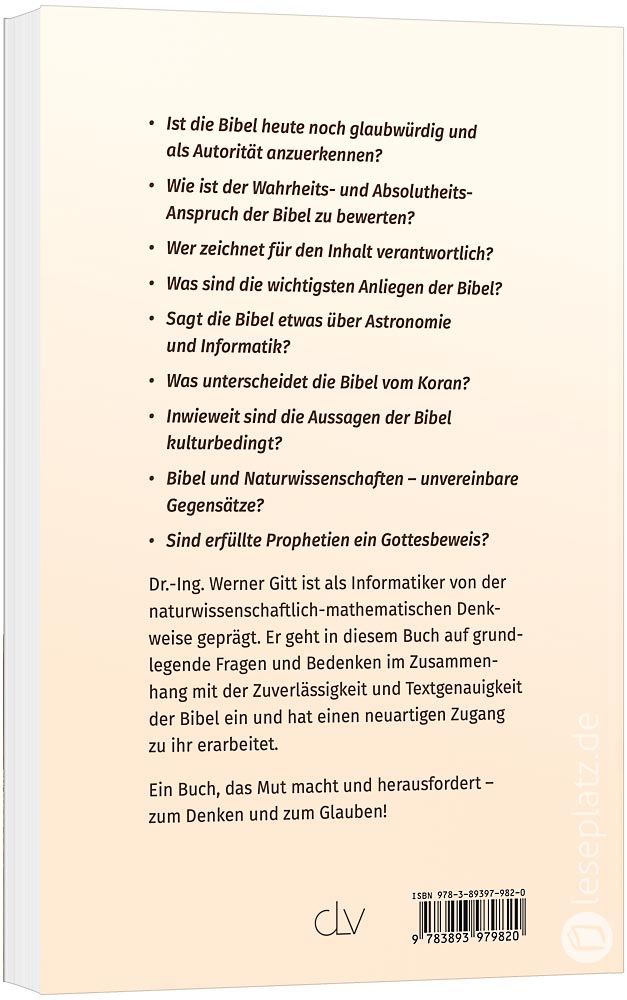 So steht's geschrieben
