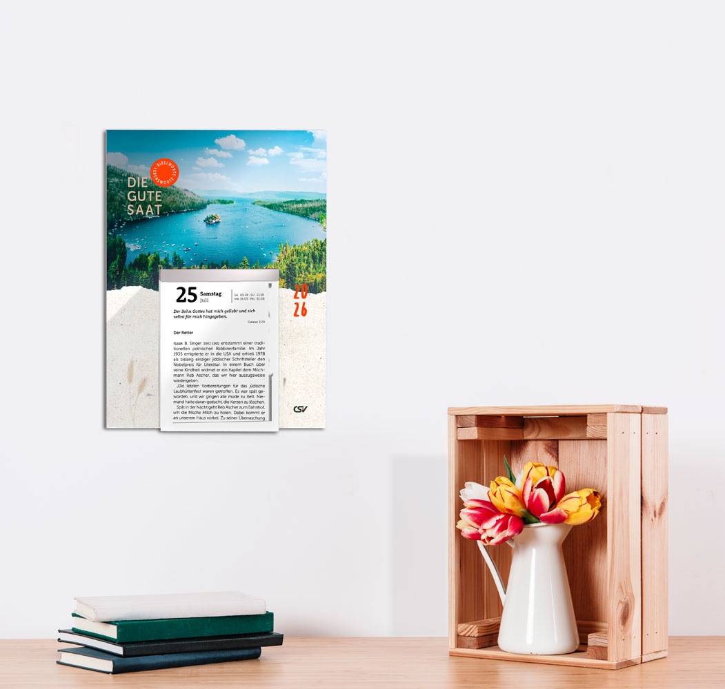 Die gute Saat 2026 - Abreißkalender Die gute Saat 2026 - Abreißkalender