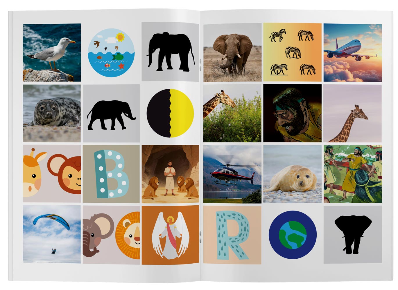 Stickerheft "Die Affen und Giraffen"