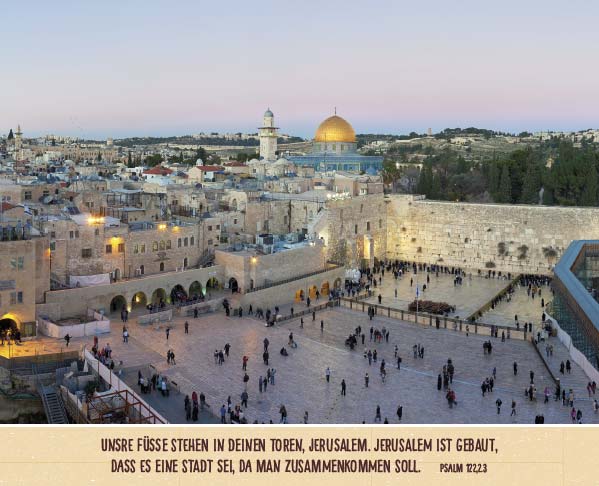 Shalom für Israel - Postkarten-Aufstellbuch