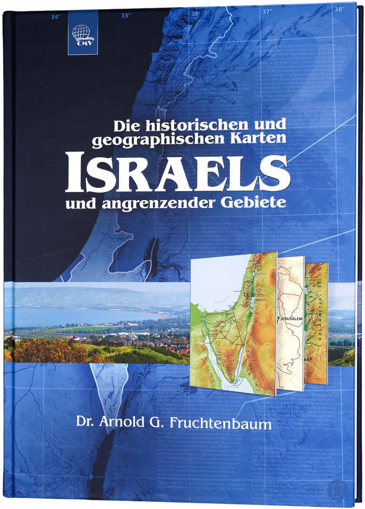 Die historischen und geographischen Karten Israels und angrenzender Gebiete