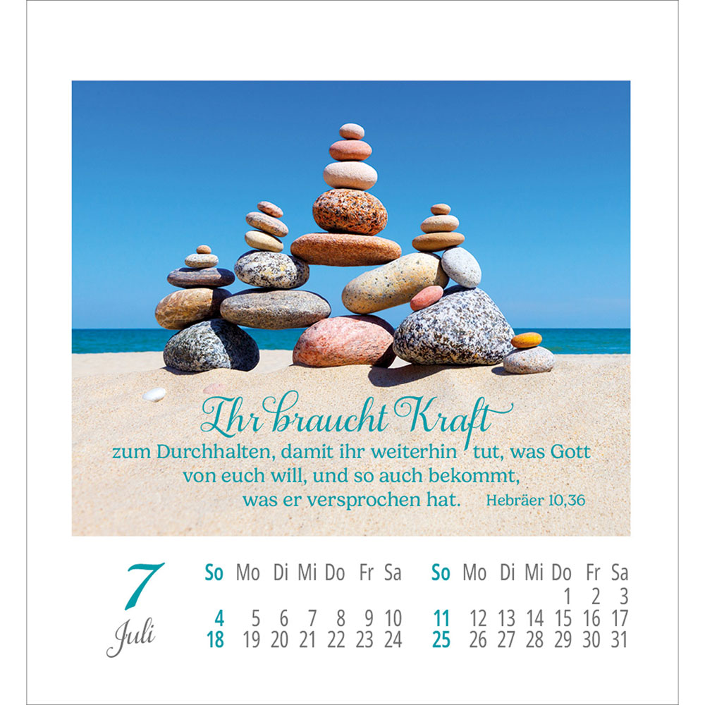 Lieblingsworte umgeben dich 2027 - Aufkleber-Kalender