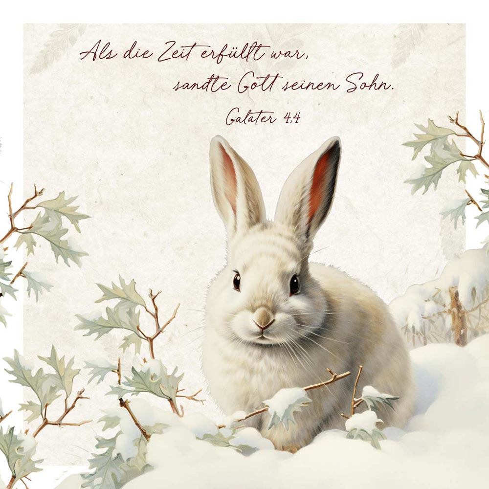 Weihnachtszeit - Miniaufstellbuch