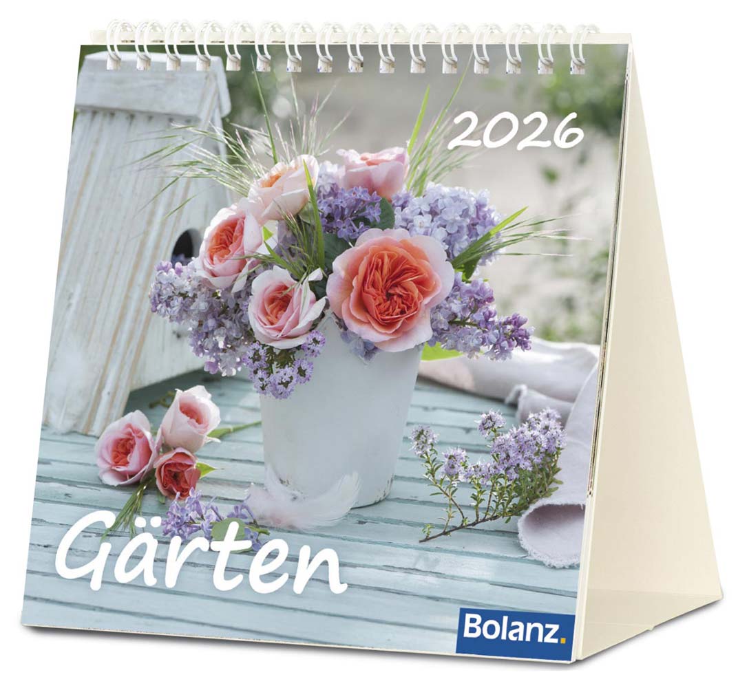 Gärten 2026 - Tischkalender
