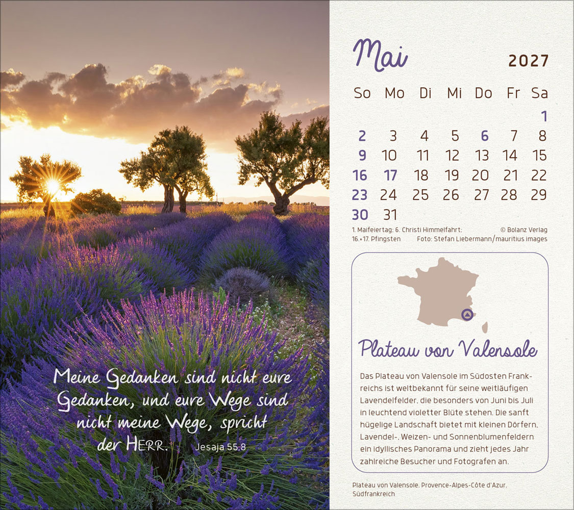 Faszinierende Schöpfung 2027 - Postkartenkalender