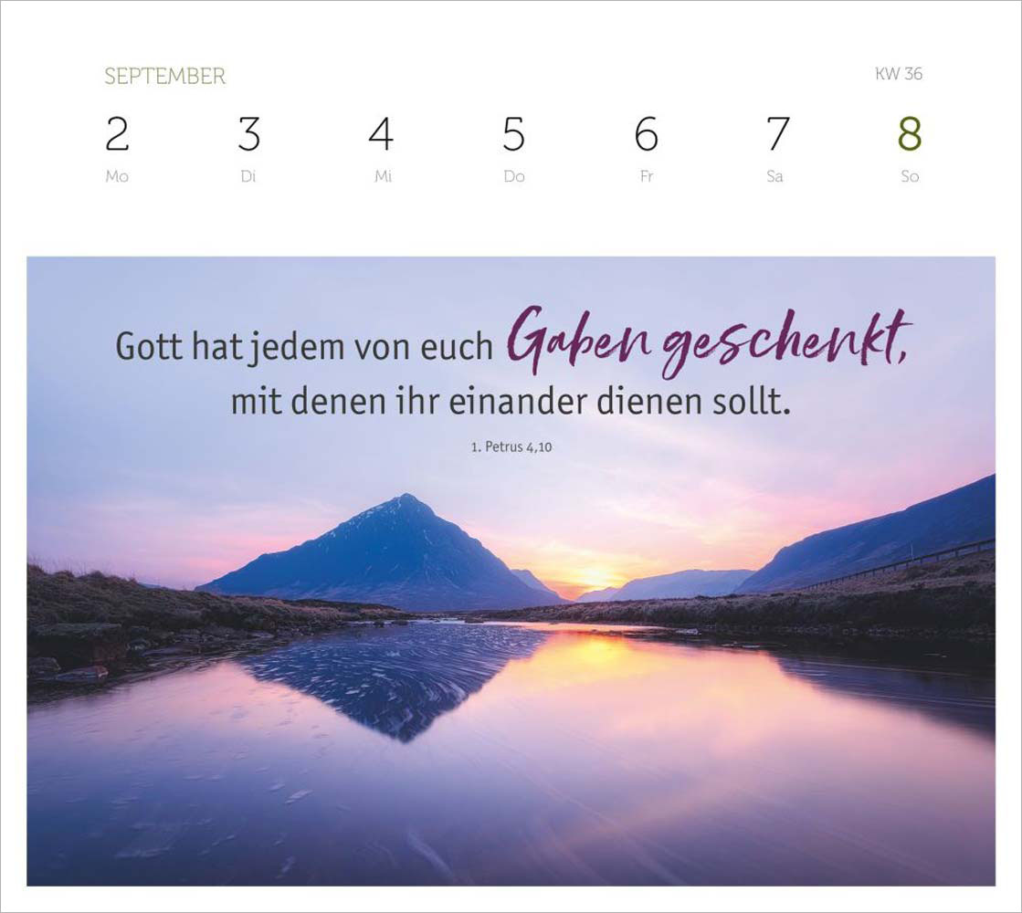 Grüne Wunder - blaue Weiten 2024 - Wochenplaner Grüne Wunder - blaue Weiten 2024 - Wochenplaner