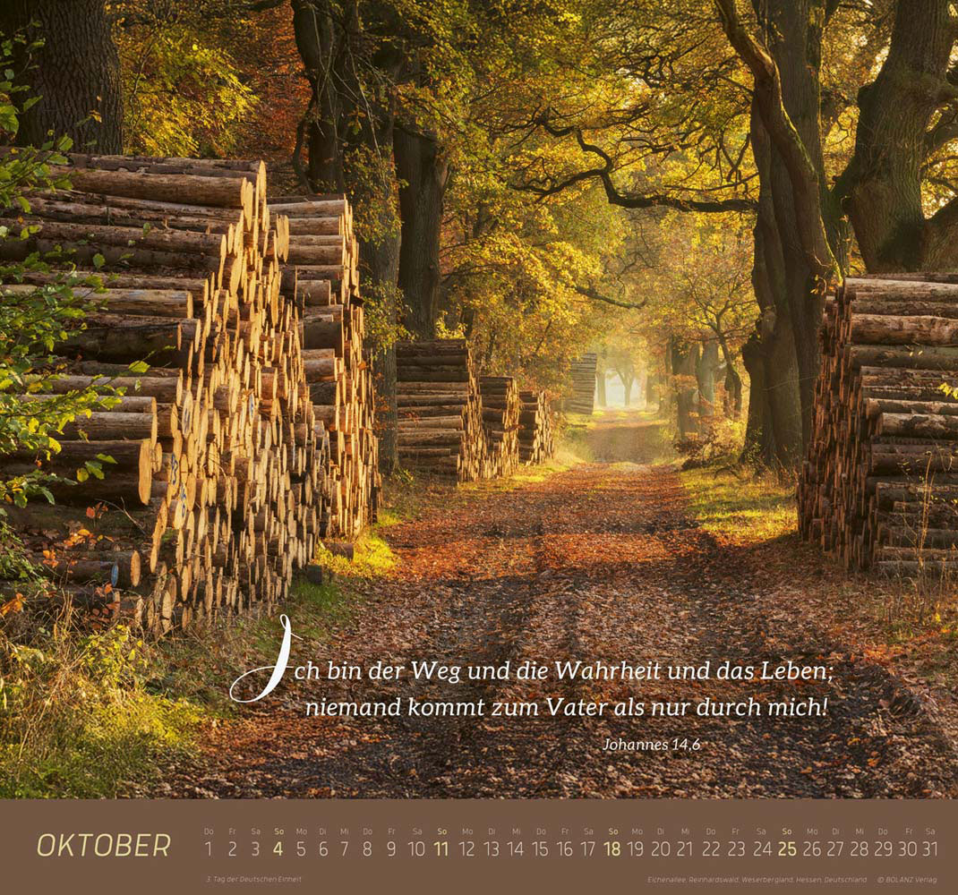 Ich bin der Weg 2026 - Wandkalender