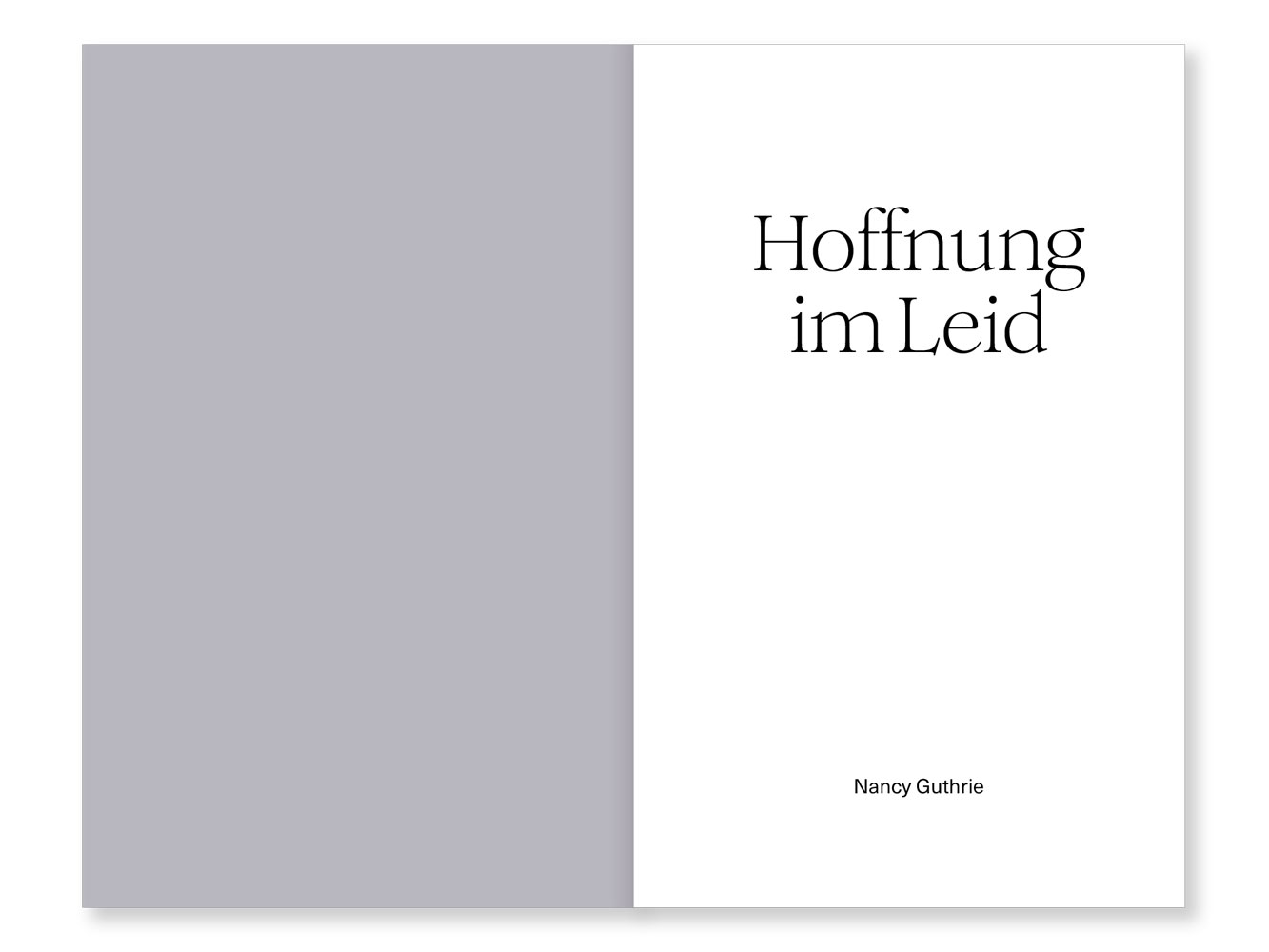 Hoffnung im Leid