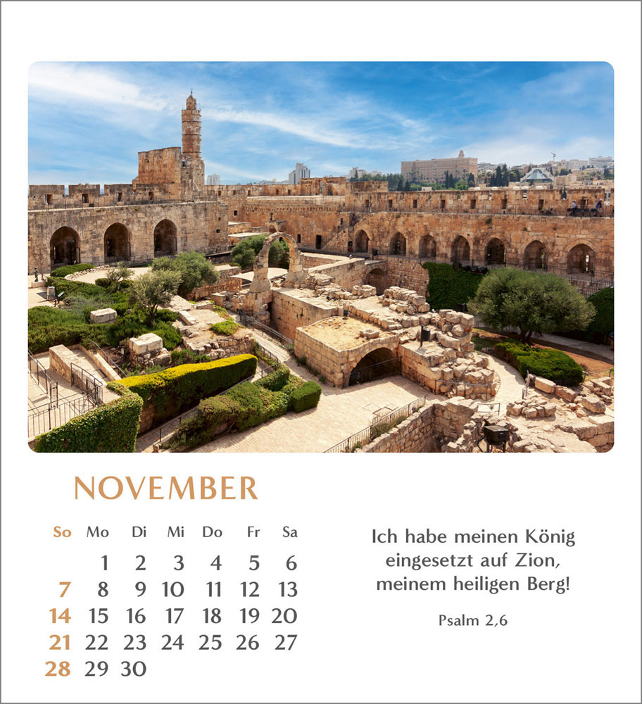 Geliebtes Israel 2027 - Verteilkalender
