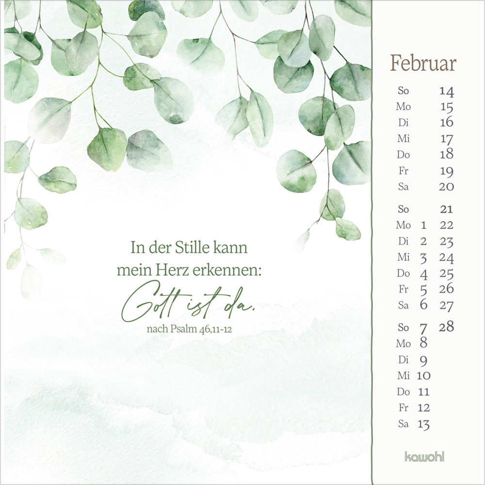 Vor dich bring ich, was mich bewegt 2027 - Postkartenkalender