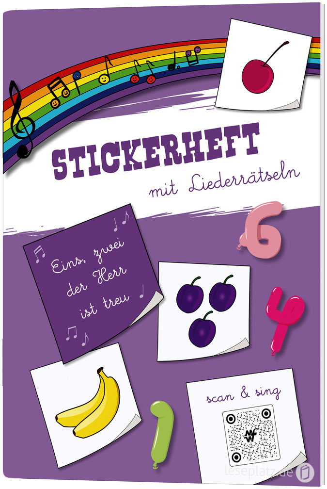 Stickerheft "Eins, zwei, der Herr ist treu"