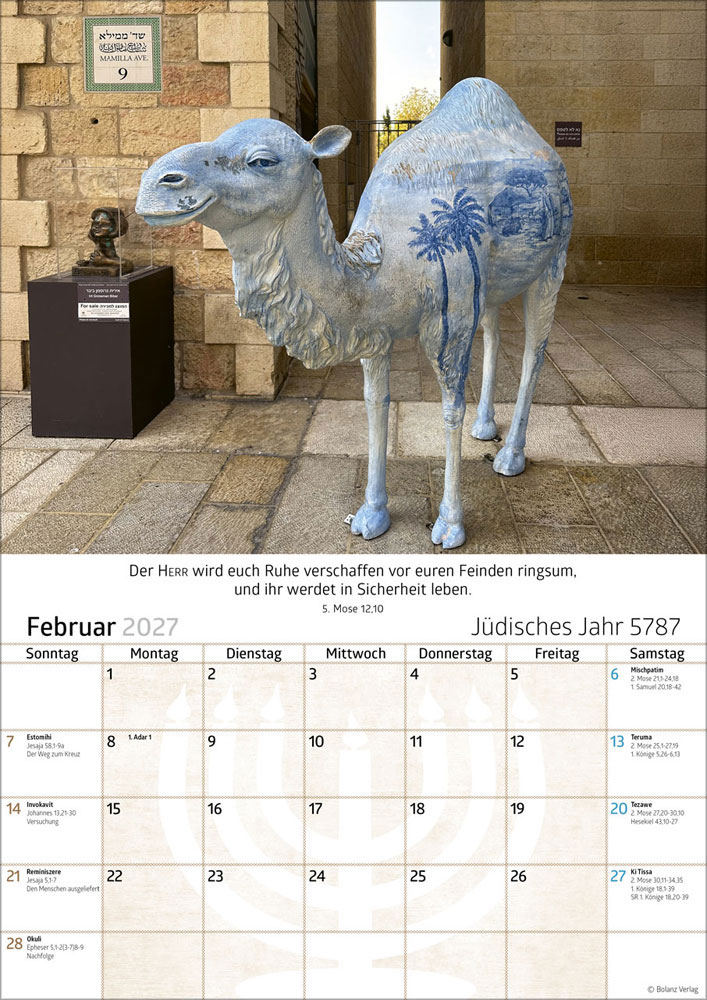 Israel 2027 - Posterkalender
