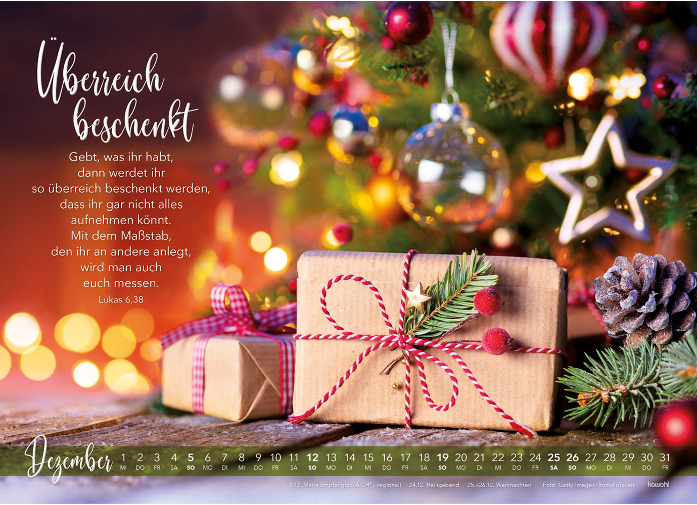 Die Liebe bleibt 2027 - Wandkalender