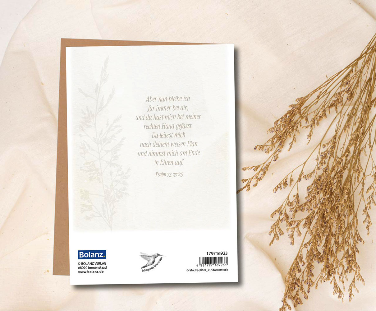 Faltkarte "Aus Gottes Hand"