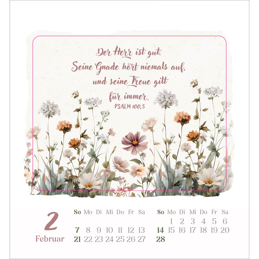 Kleine Freude im Herzen 2027 - Aufkleber-Kalender