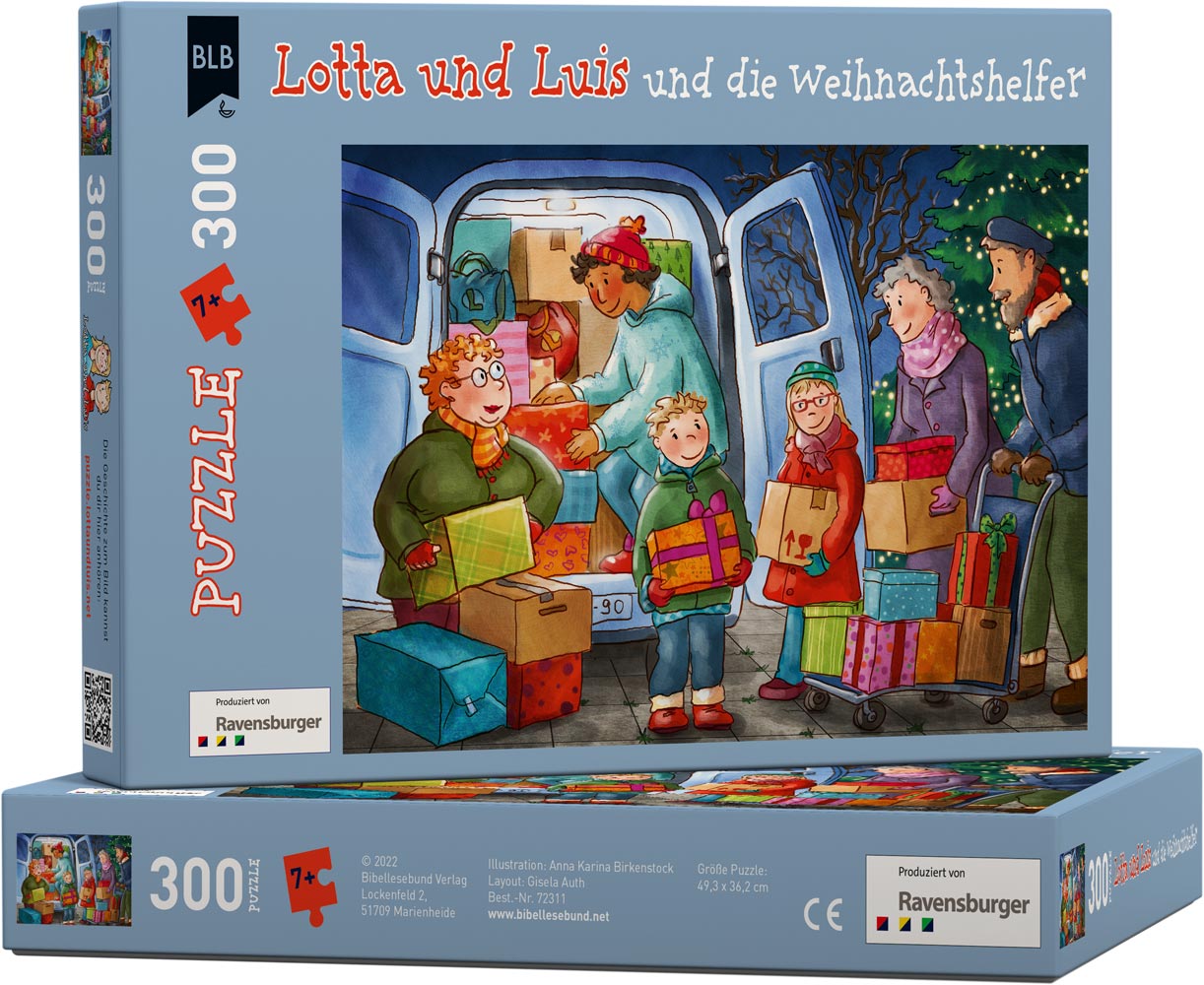 Lotta und Luis und die Weihnachtshelfer - Puzzle