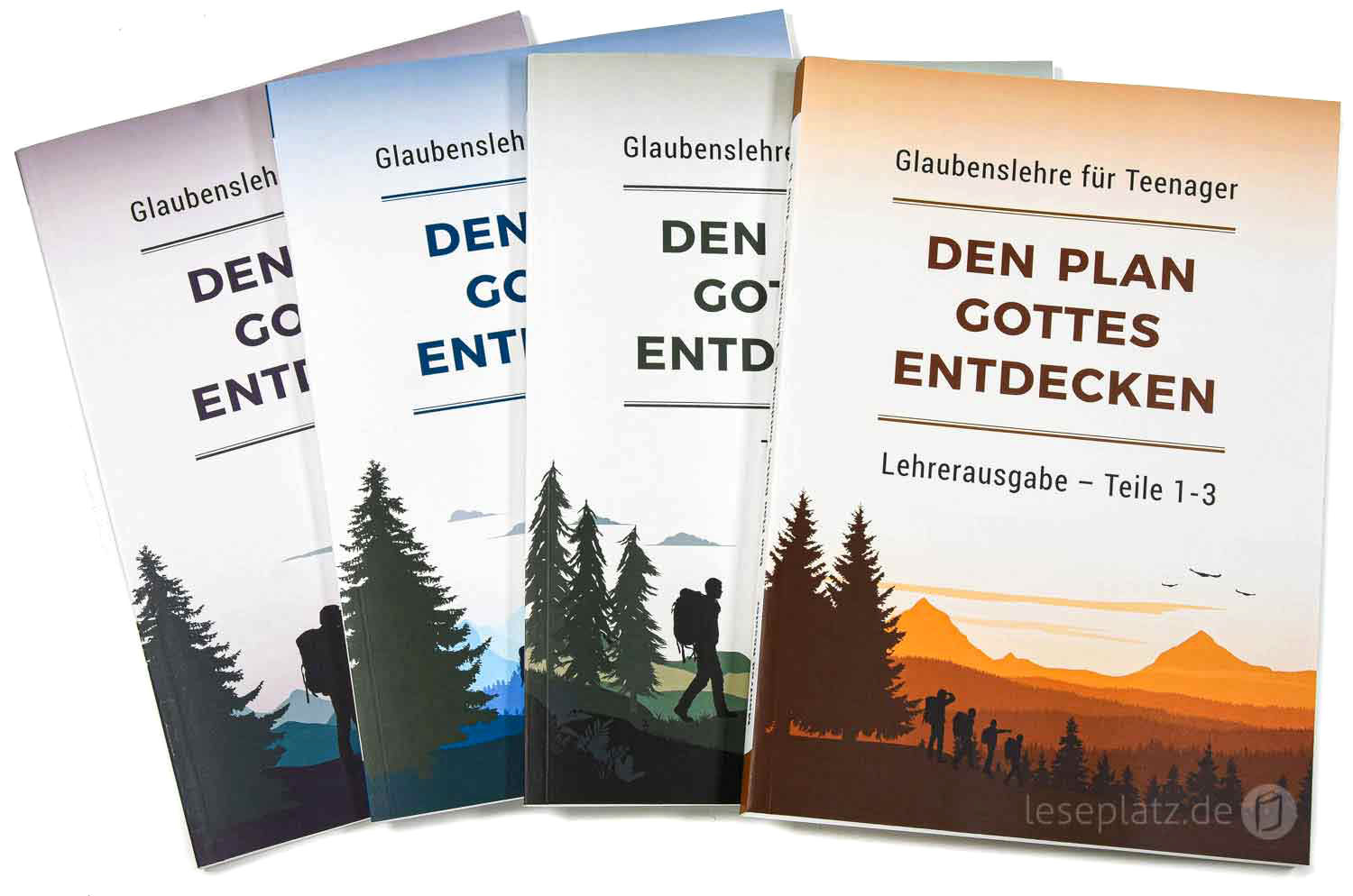 Buchpaket "Den Plan Gottes entdecken 1-3 + Lehrerausgabe"