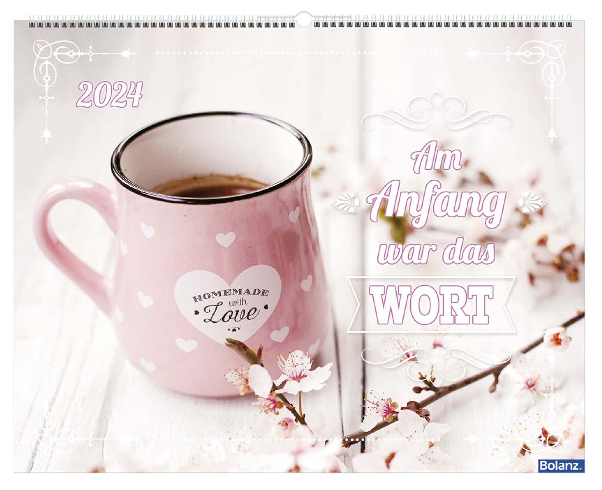 Am Anfang war das Wort 2024 - Wandkalender