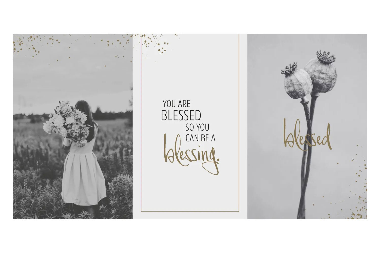 Blessing upon blessing - Dreiklang-Aufstellbuch Blessing upon blessing - Dreiklang-Aufstellbuch