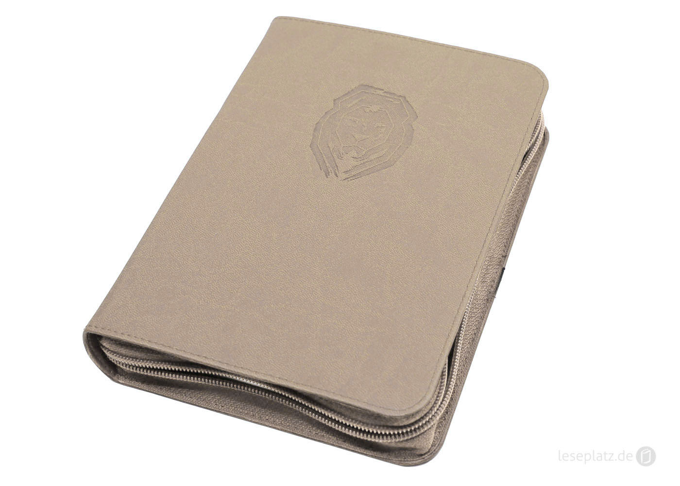 NeÜ - Standardausgabe Kunstleder beige "Motiv Life Lion"
