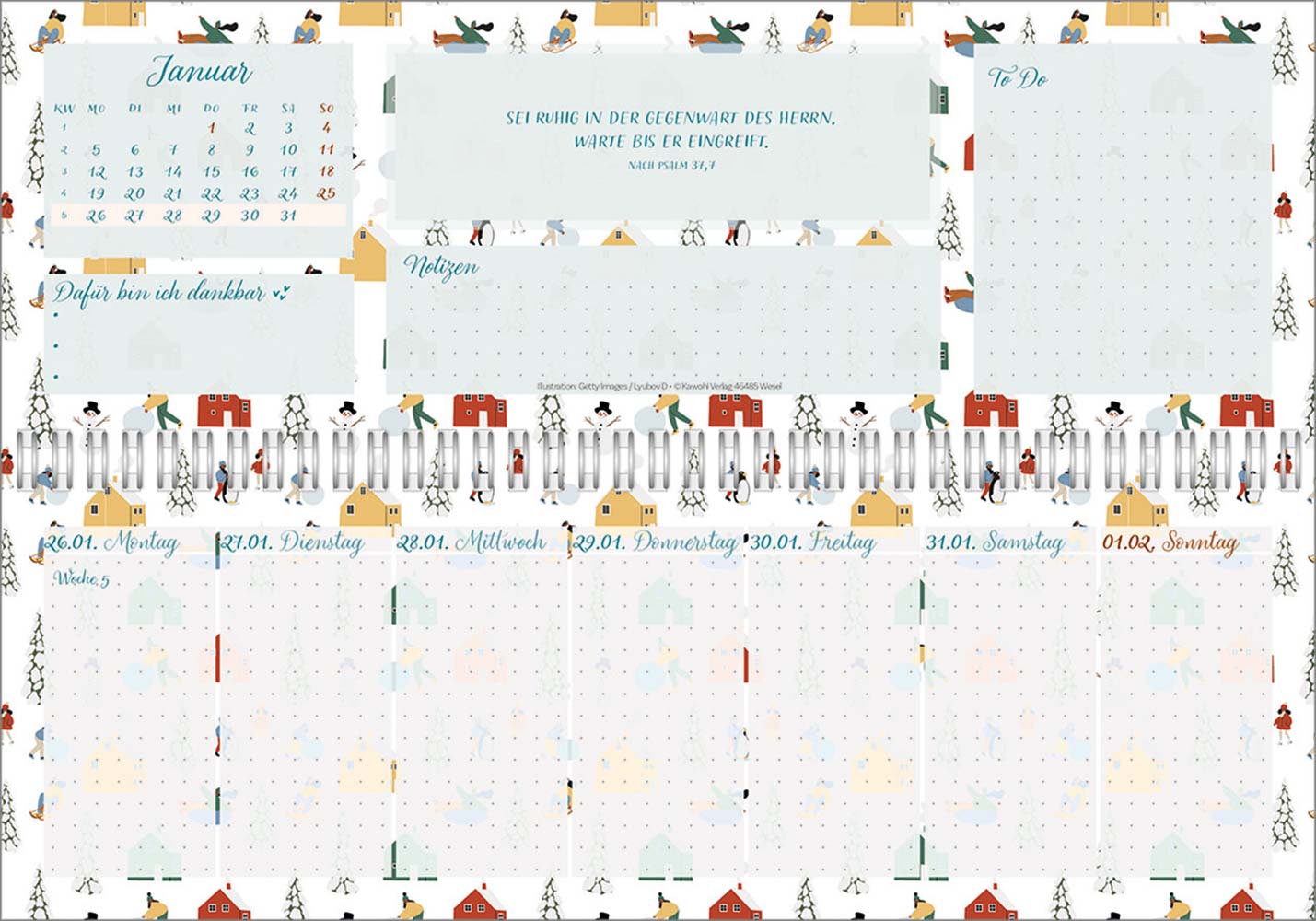 Meine fröhlich-bunte Segenswoche 2026 - Wochen-Tischkalender Meine fröhlich-bunte Segenswoche 2026 - Wochen-Tischkalender