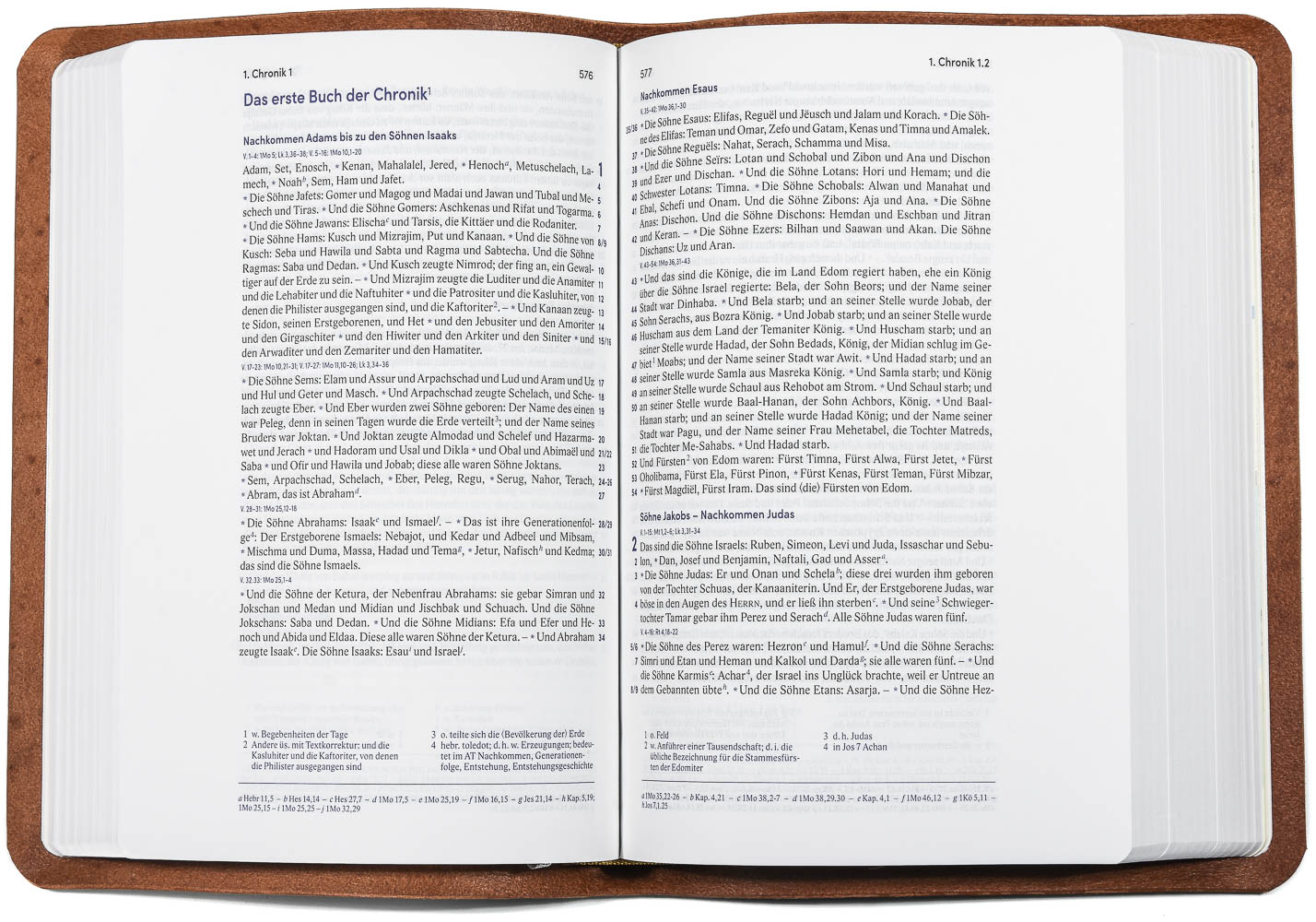 Elberfelder Bibel 2006 mit Schreibrand - in Leder gebunden