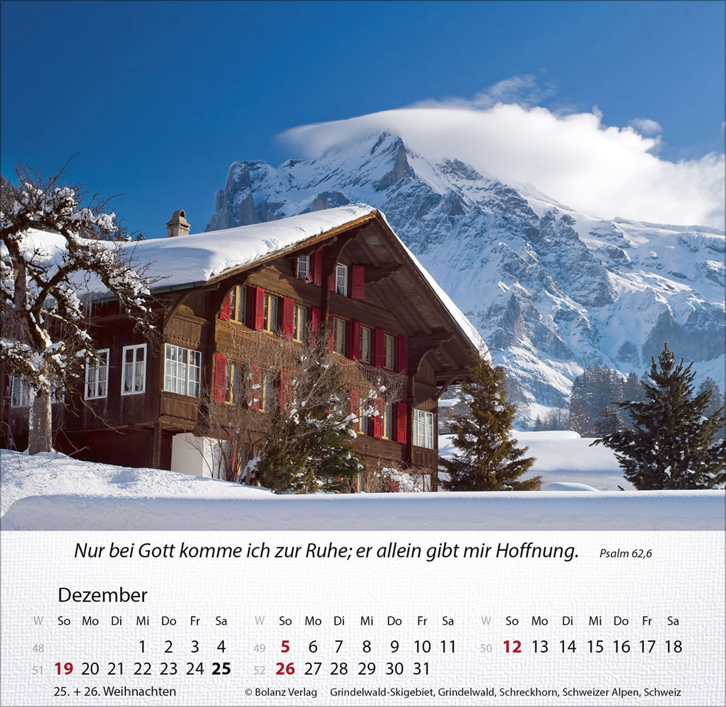 Berge 2027 - Tischkalender