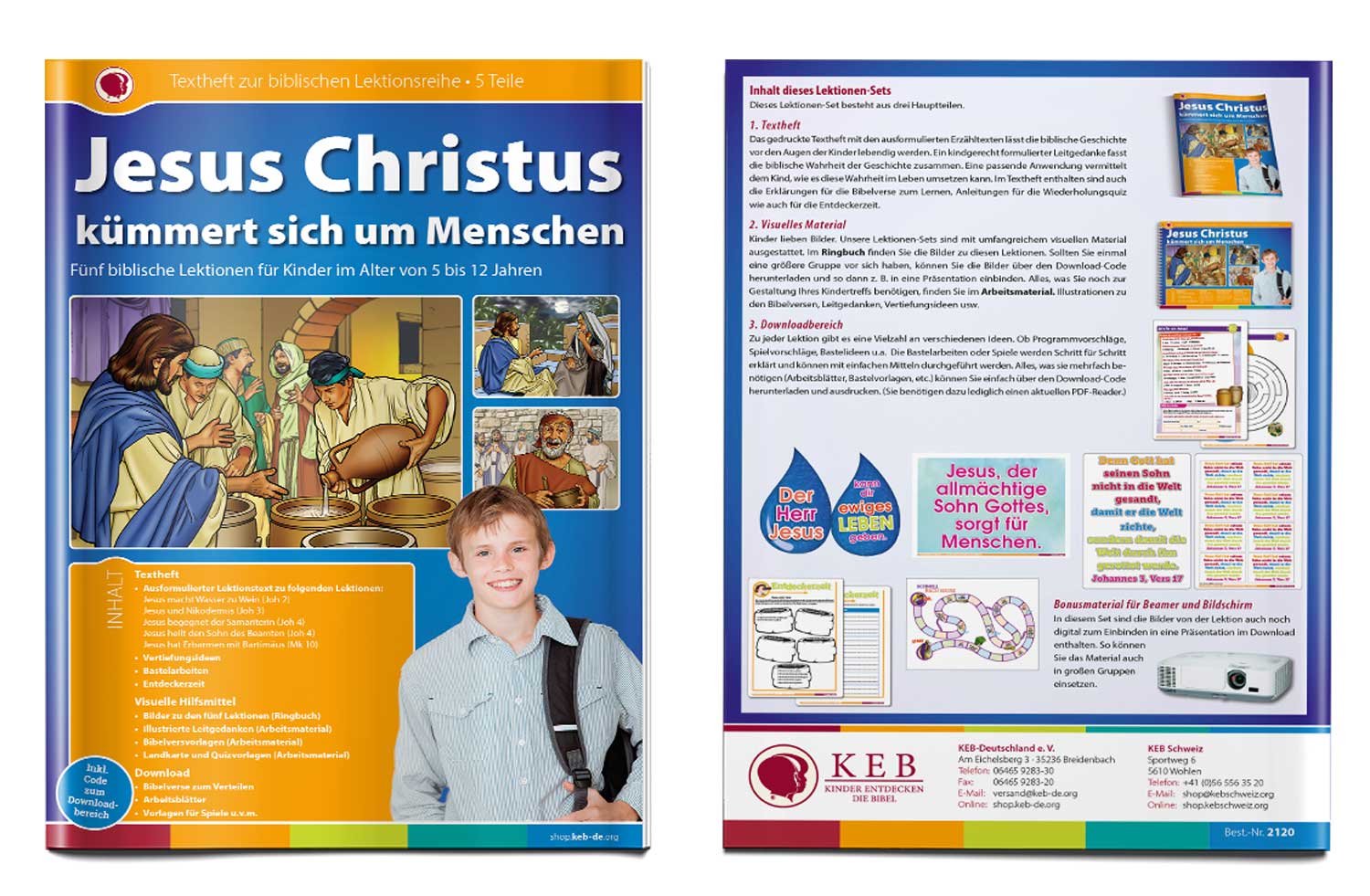 Jesus kümmert sich um uns - Lektionen-Set