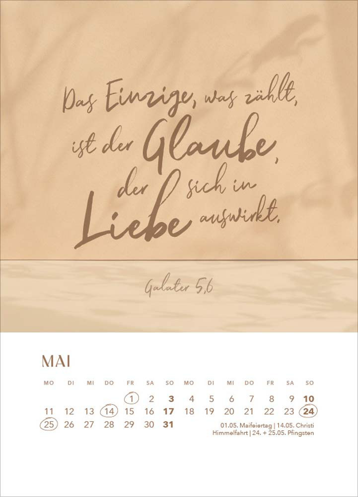 Hoffnung für immer 2026 - Tischkalender Hoffnung für immer 2026 - Tischkalender