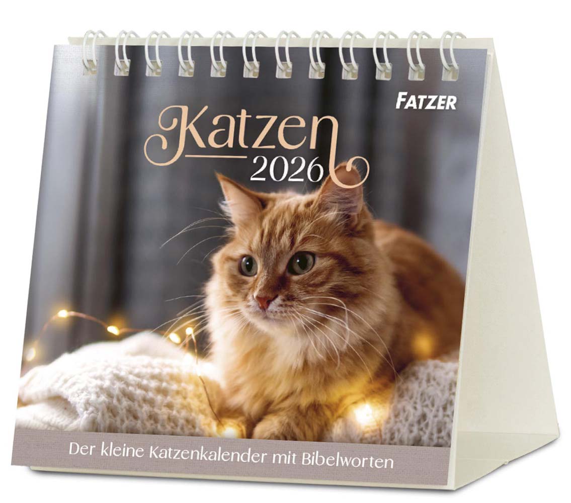 Katzen 2026 - Tischkalender
