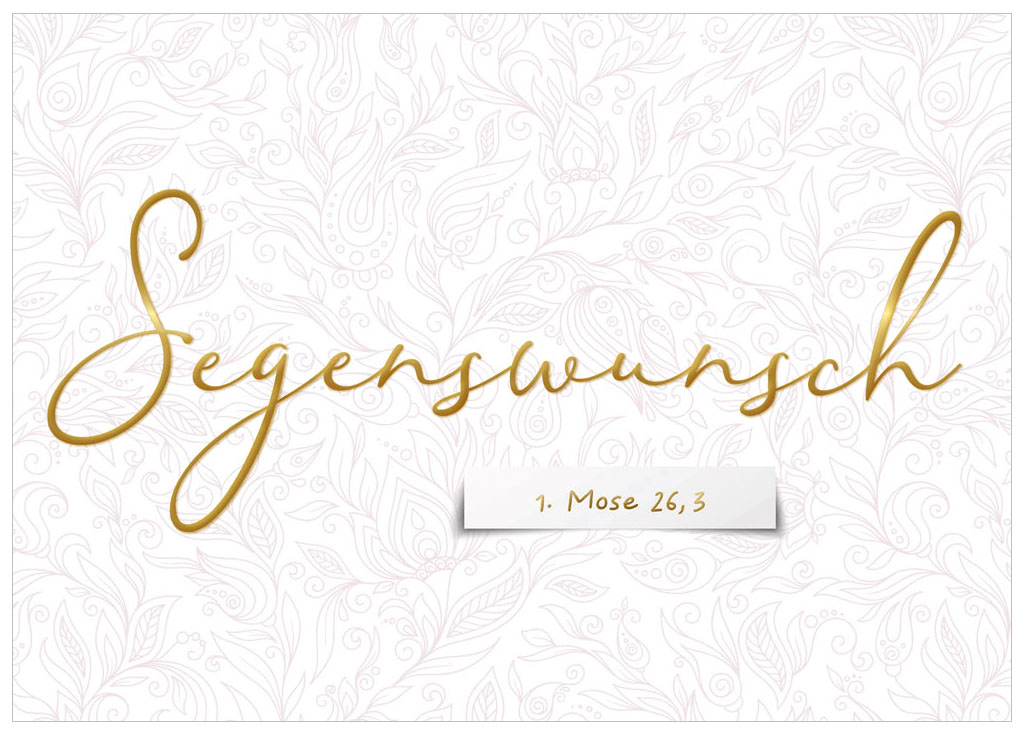 179731990_PK-Segenswunsch Postkarte "Segenswunsch"