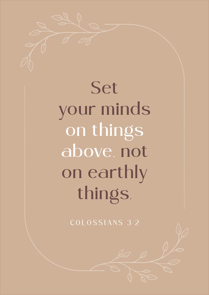 Postkarte "Set your minds"