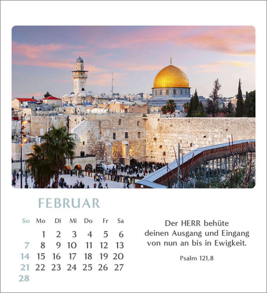 Geliebtes Israel 2027 - Verteilkalender