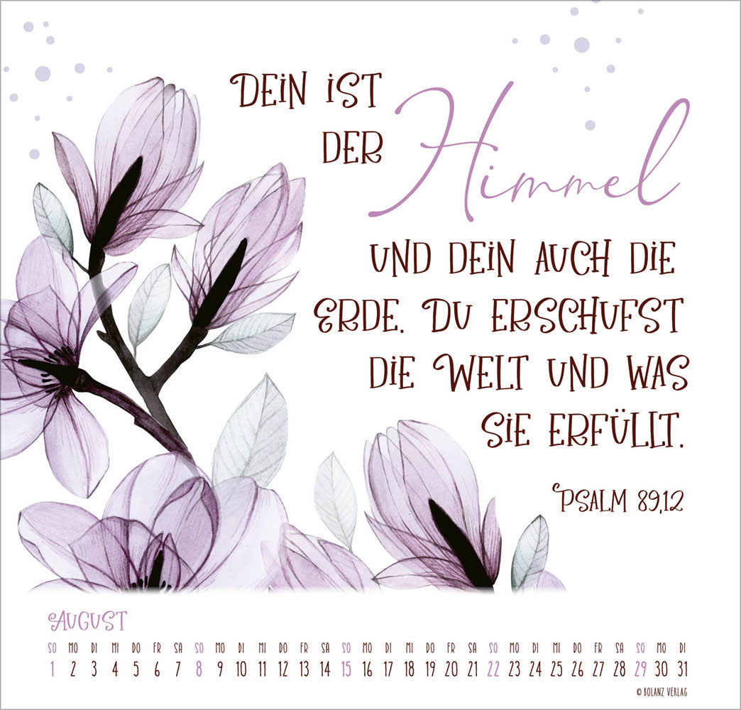 Gesegnet Tag für Tag 2027 - Wandkalender