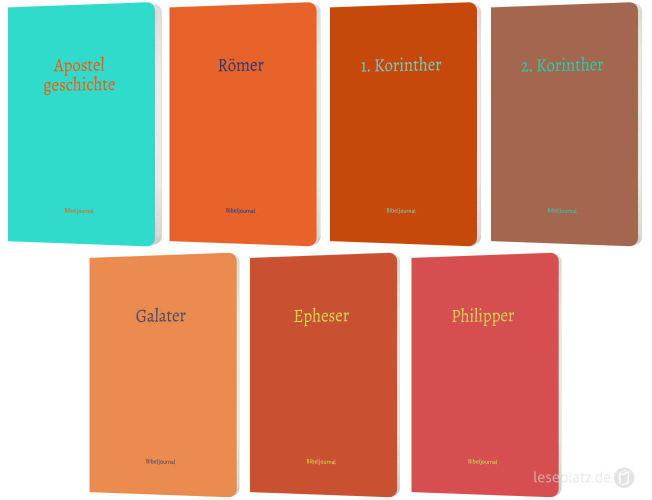 Bibeljournal - Paket Apostelgeschichte - Philipper (7 Bände)