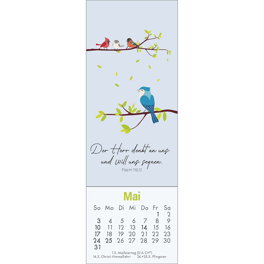 Mein wundervoller Lesezeichenkalender 2026