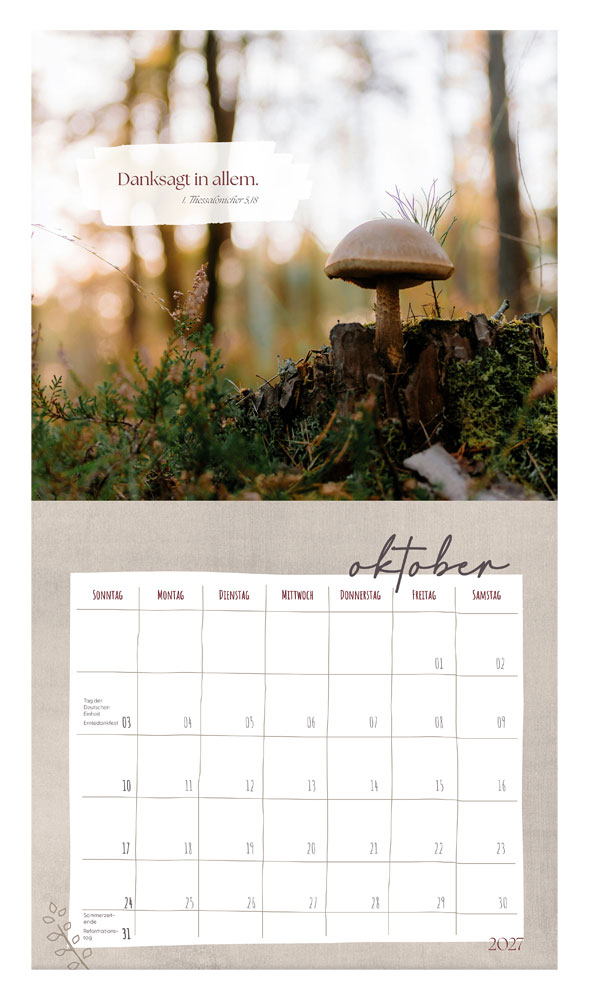 Ein kleines Stück Land 2027 - Wandkalender