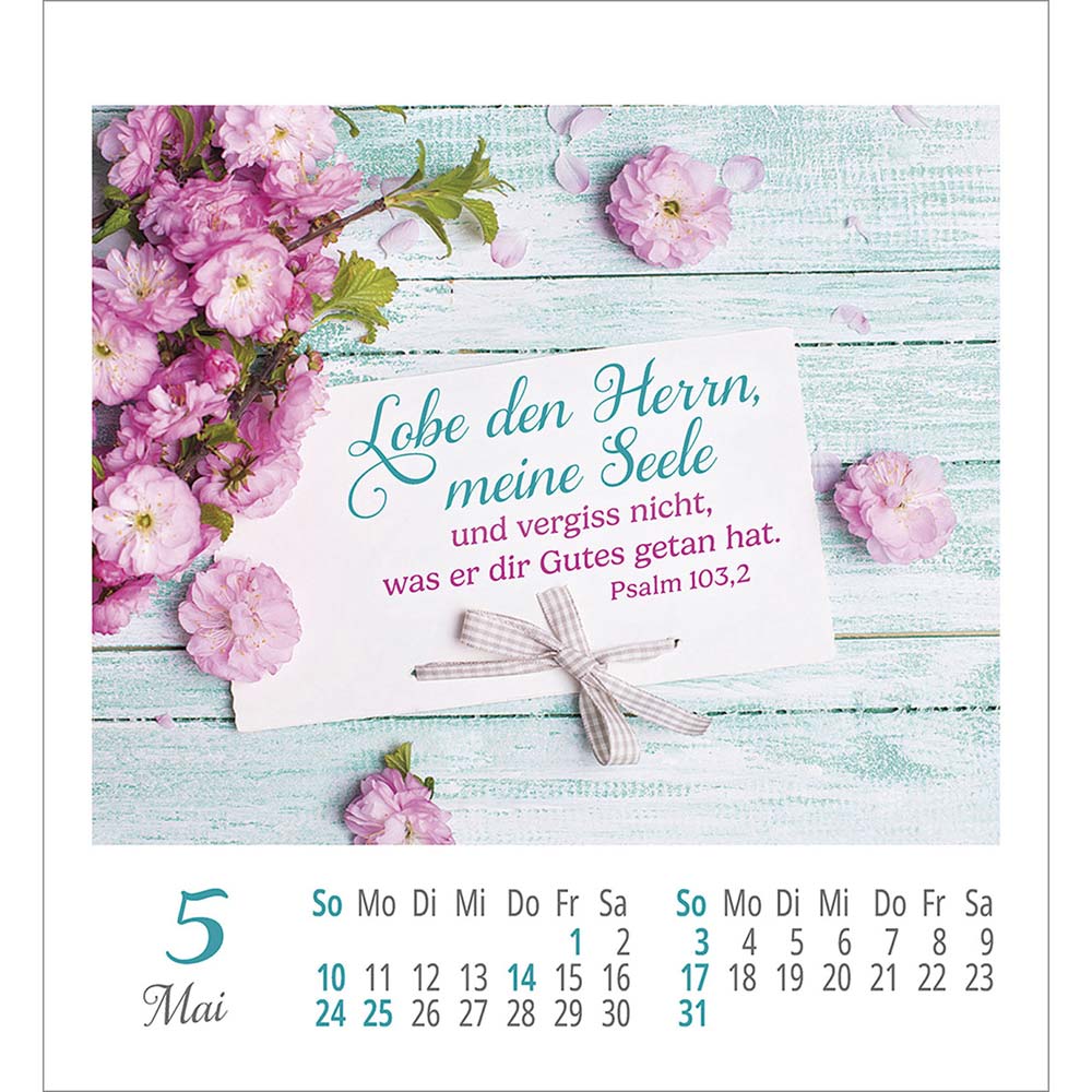 Lieblingsworte umgeben dich 2026 - Aufkleber-Kalender