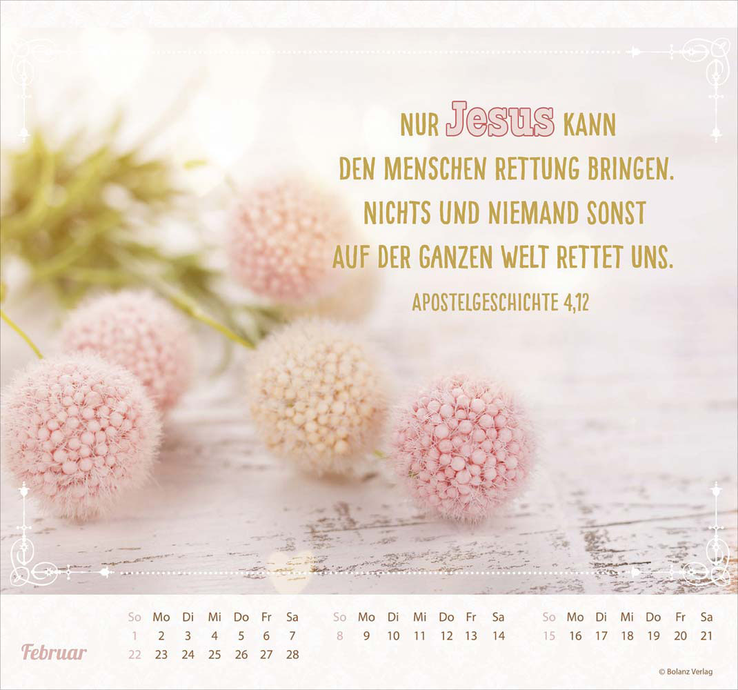 Herzliche Worte für Dich 2026 - Postkartenkalender