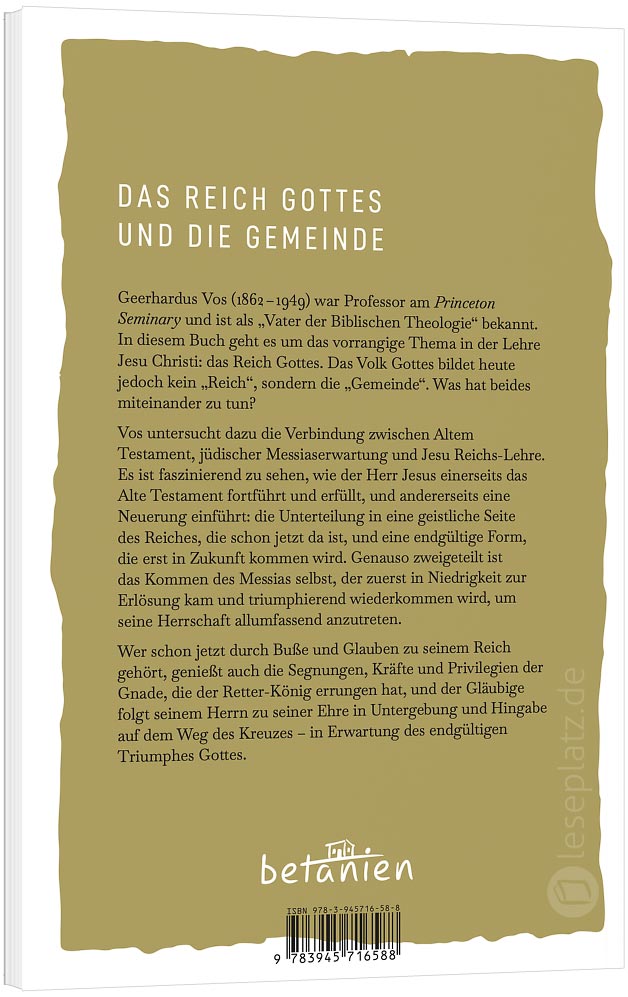 Das Reich Gottes und die Gemeinde