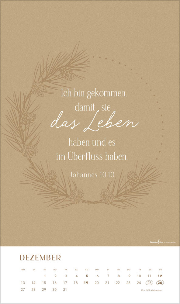 Glaube im Alltag 2027 - Posterkalender