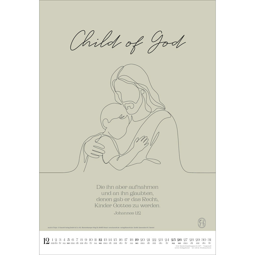 Wonderfully created 2027 - Wandkalender