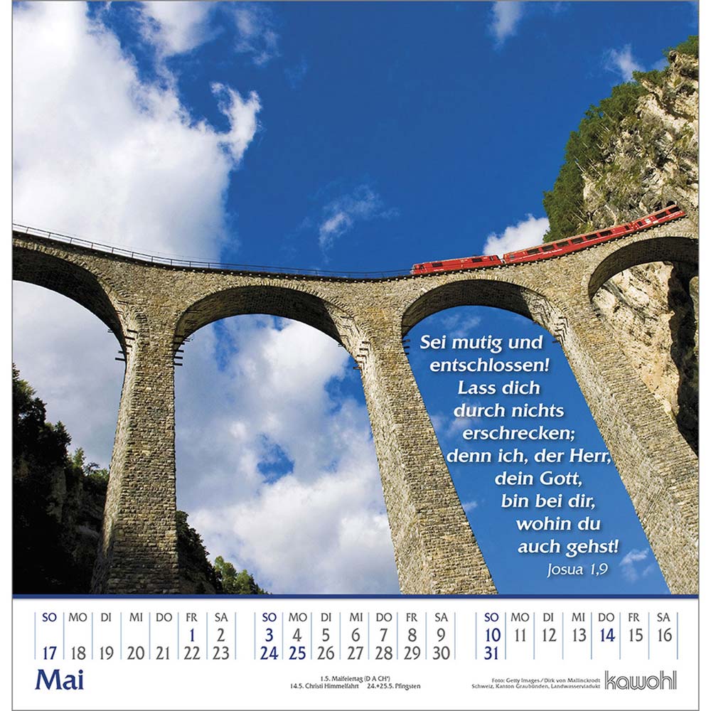 Glanz der Berge 2026 - Wandkalender