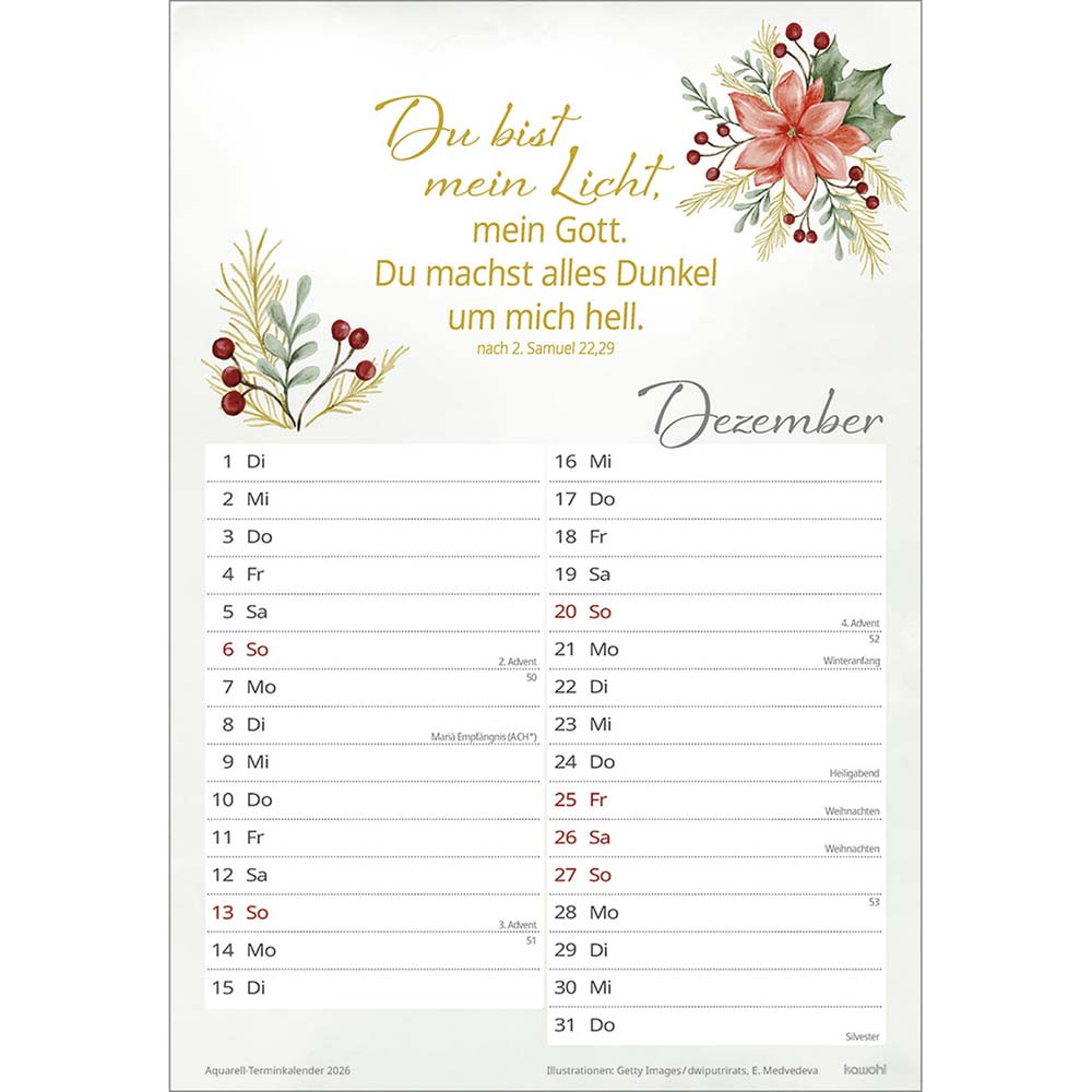 Wohlfühlen in deiner Nähe 2026 - Wandkalender