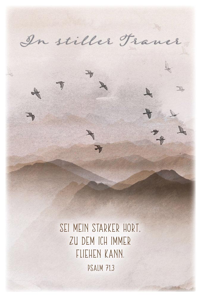 179716853 Doppelkarte "Vogelschwarm"