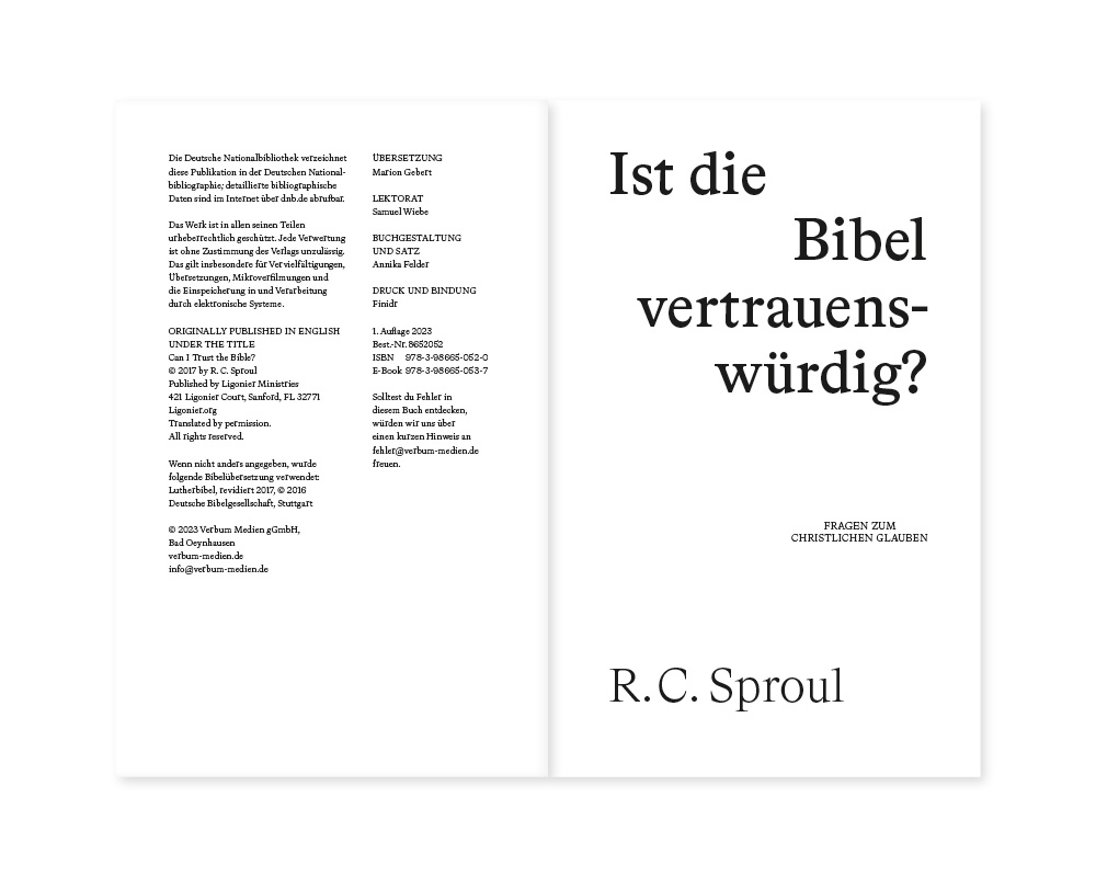 Ist die Bibel vertrauenswürdig?