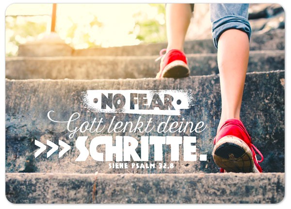 15-7108 Postkarte "Gott lenkt deine Schritte"