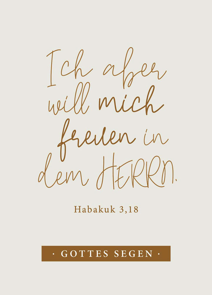 Postkarte "Freude im HERRN"