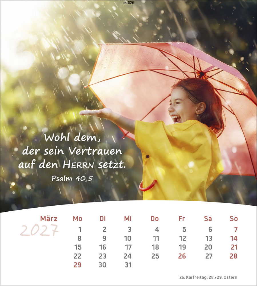 Leben für Dich 2027 - Verteilkalender