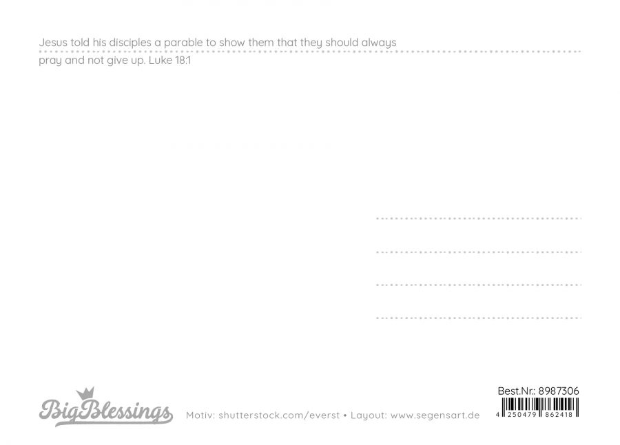 Postkarte "Big Blessing - Pray"